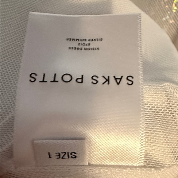 Saks Potts — Vision dress — silver shimmer - Picture 5 of 10